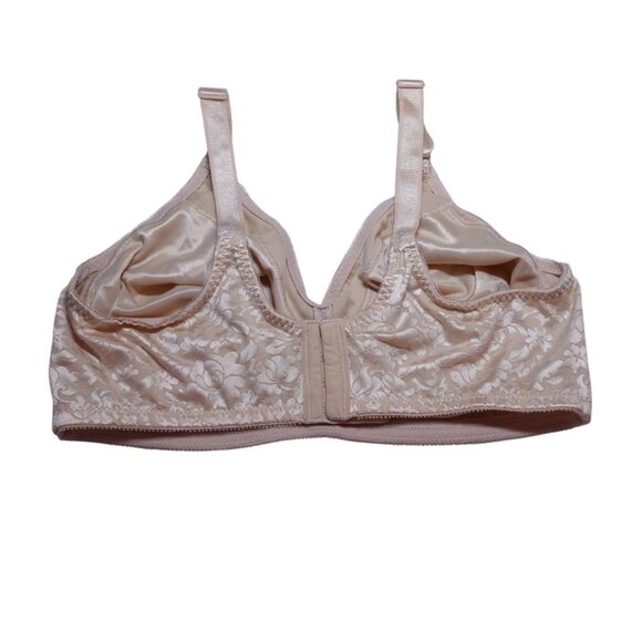 Bali Double Support Spa Closure Wireless Bra Sz 40D Champagne Full Coverage 3372 - Picture 5 of 7